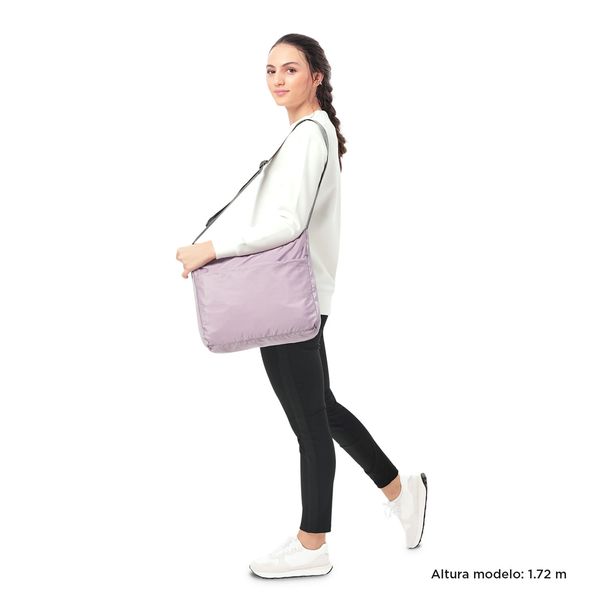 Bolso Taner Plegable Manos Libres Color Morado