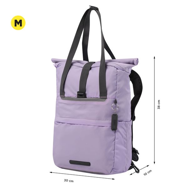 Morral Para Mujer Gloty Con Porta Pc De 13 2 En 1 Color Morado