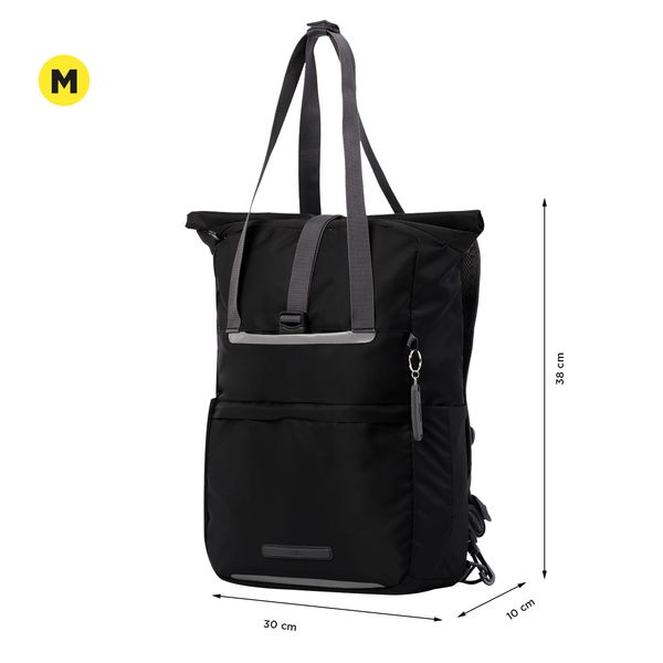 Morral Para Mujer Gloty Con Porta Pc De 13 2 En 1 Color Negro