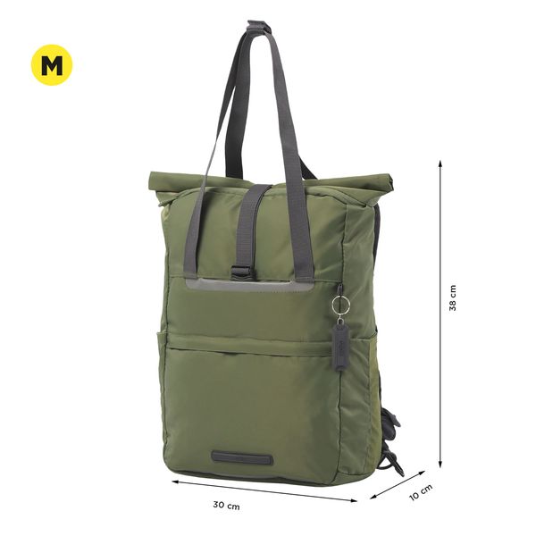 Morral Para Mujer Gloty Con Porta Pc De 13 2 En 1 Color Verde