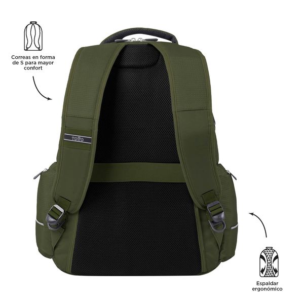 Morral Polixan 20 Porta Pc Color Verde