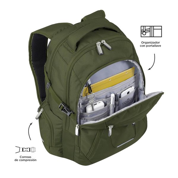 Morral Polixan 20 Porta Pc Color Verde