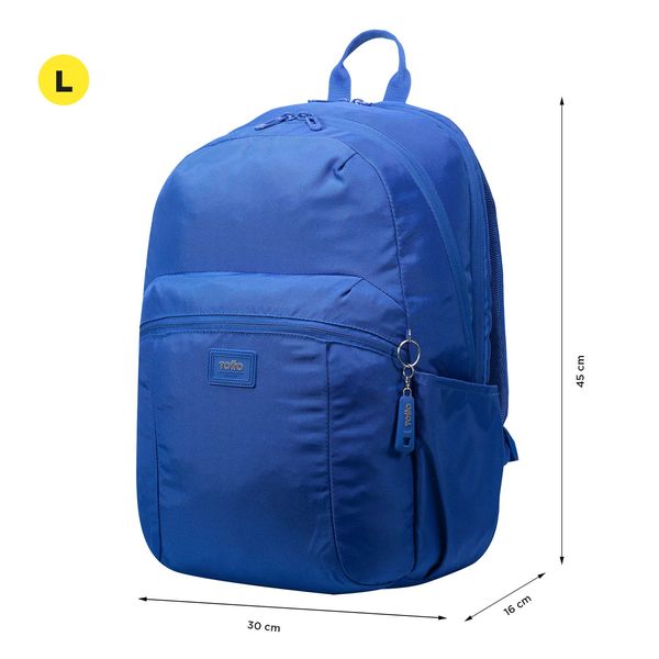 Morral Trik Porta Pc Grande Color Azul