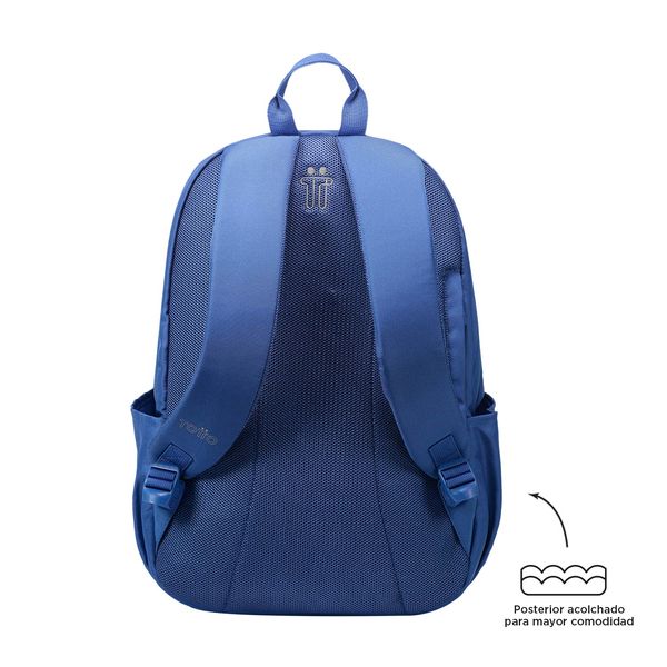 Morral Trik Porta Pc Grande Color Azul