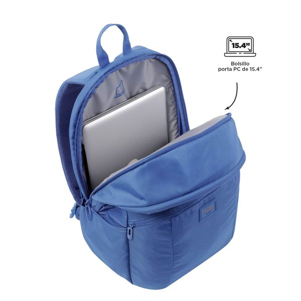 Morral Trik Porta Pc Grande Color Azul