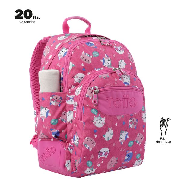 Morral Rayol Ergonómico Con Porta Pc De 14 Color Rosado