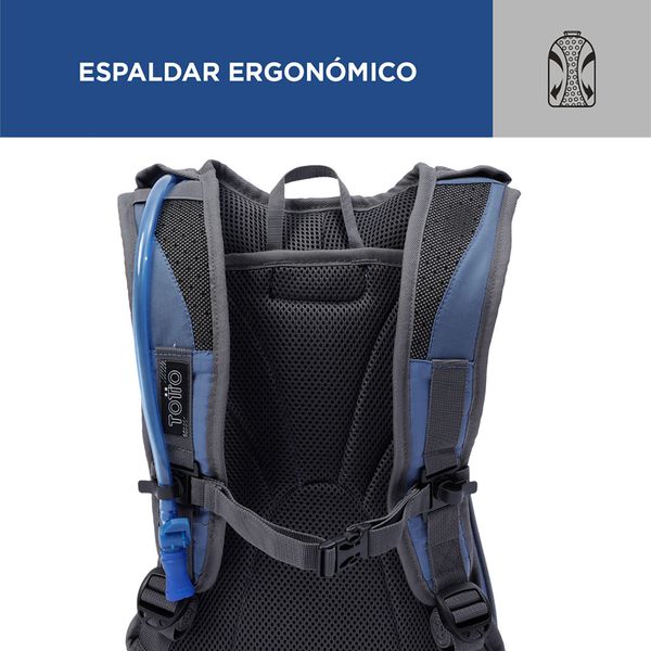 Morral De Viaje Outdoor Para Hombre Tera Color Azul