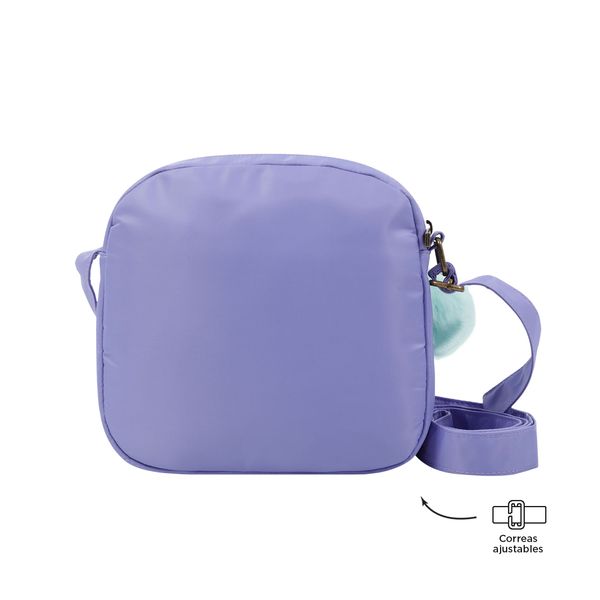 Bolso Pequeno Con Porta Tablet Corneana Color Morado