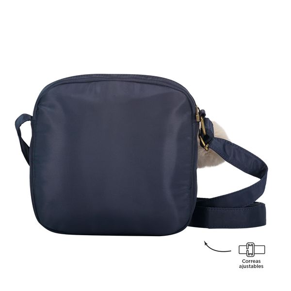 Bolso Pequeno Con Porta Tablet Corneana Color Azul