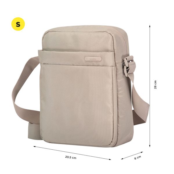 Bolso Pequeno Con Porta Tablet Wyvi Color Terreo