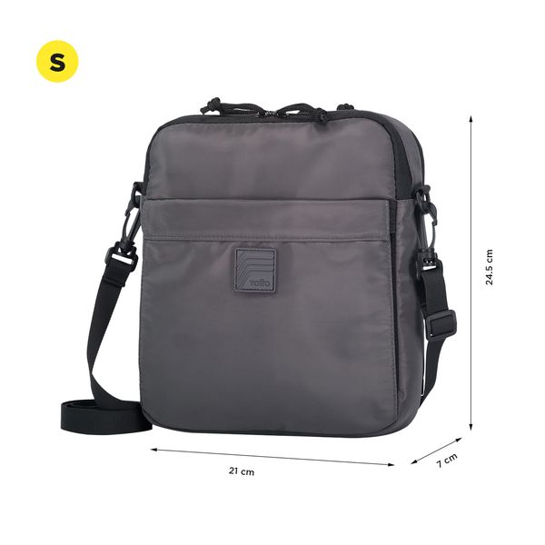 Bolso Viator Crossbody Pequeno Color Gris