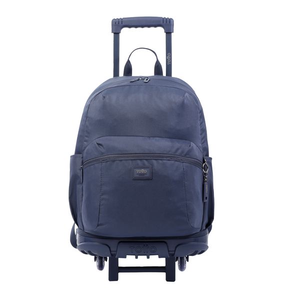 Morral Rue Bomper Trik Grande Con Ruedas Color Azul