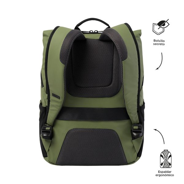 Morral Flappo Porta Pc Y Porta Tablet Color Verde