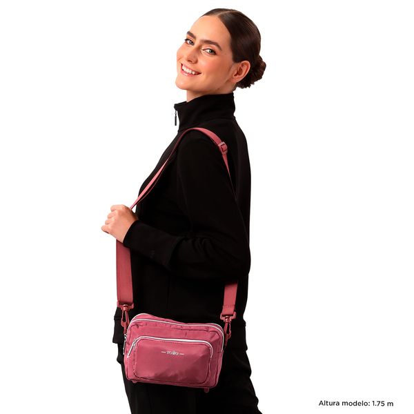 Bolso Manos Libres Mujer Funty Pequeno Rosado