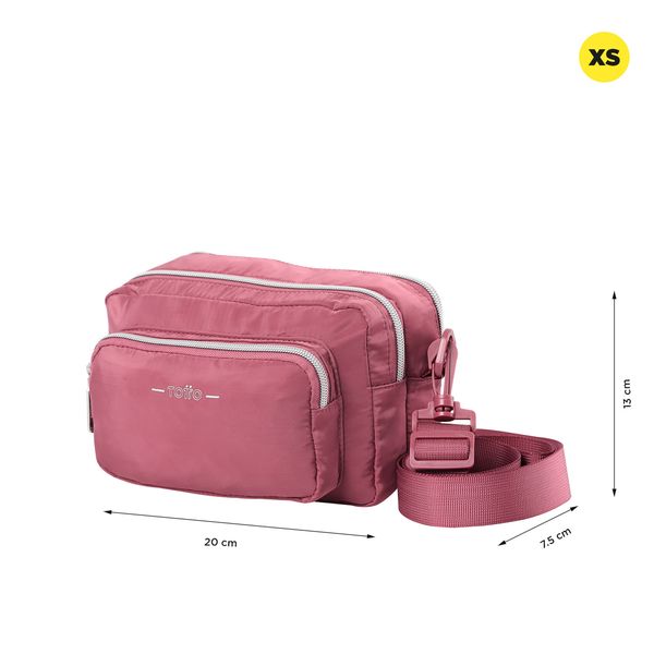 Bolso Manos Libres Mujer Funty Pequeno Rosado