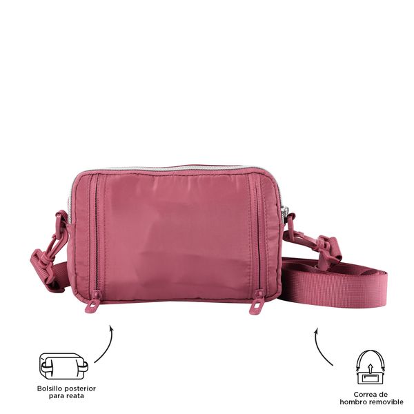 Bolso Manos Libres Mujer Funty Pequeno Rosado