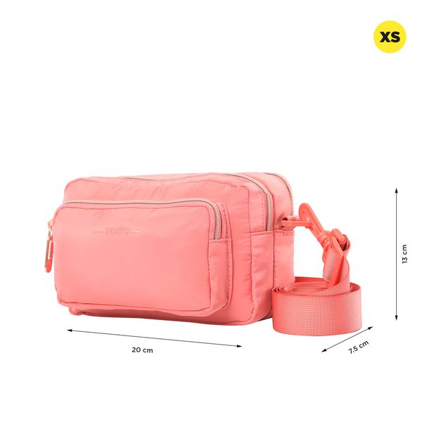 Bolso Manos Libres Mujer Funty Pequeno Rosado