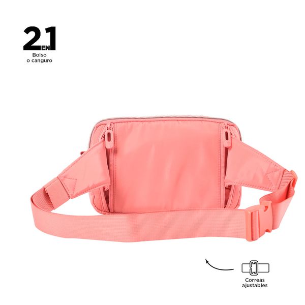 Bolso Manos Libres Mujer Funty Pequeno Rosado