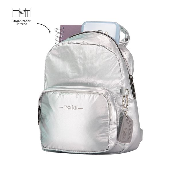 Morral Para Mujer Yuen 3 En 1 Color Gris