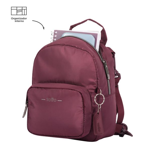 Morral Para Mujer Yuen 3 En 1 Color Morado