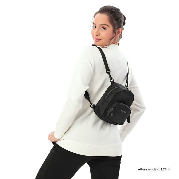 Morral Para Mujer Yuen 3 En 1 Color Negro