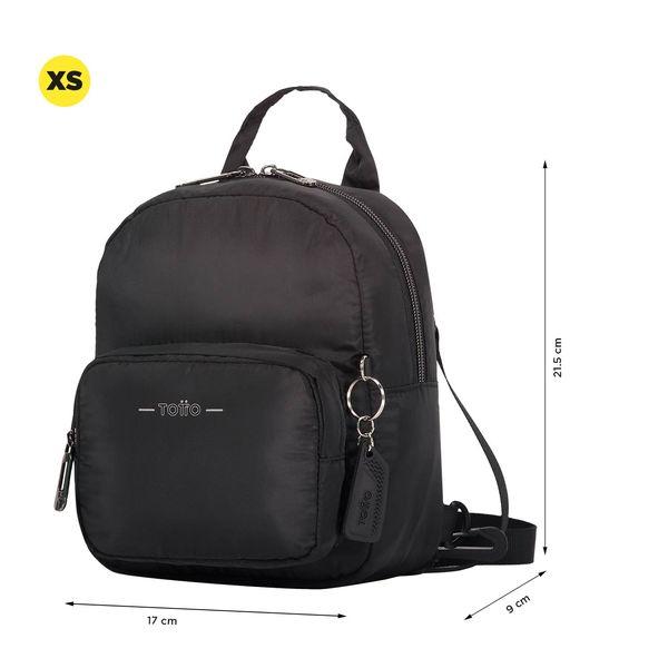 Morral Para Mujer Yuen 3 En 1 Color Negro