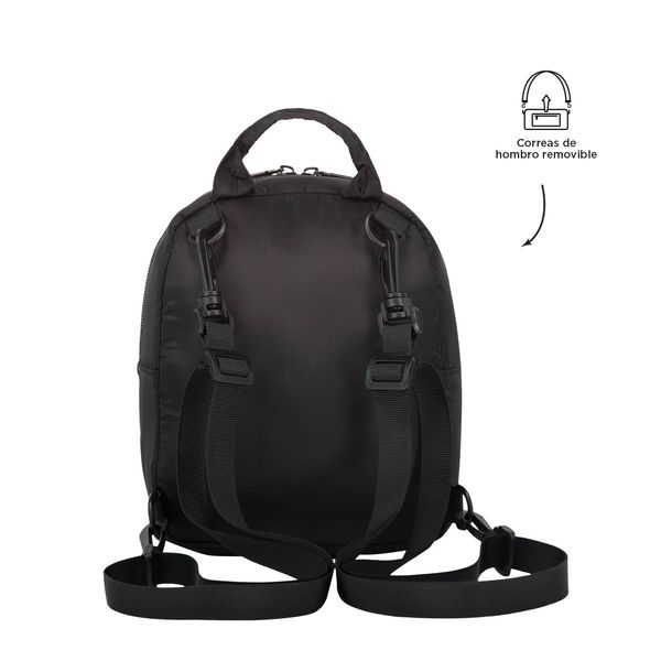 Morral Para Mujer Yuen 3 En 1 Color Negro