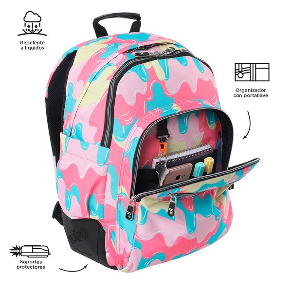 Morral Mujer Rayol Escolar Rosado