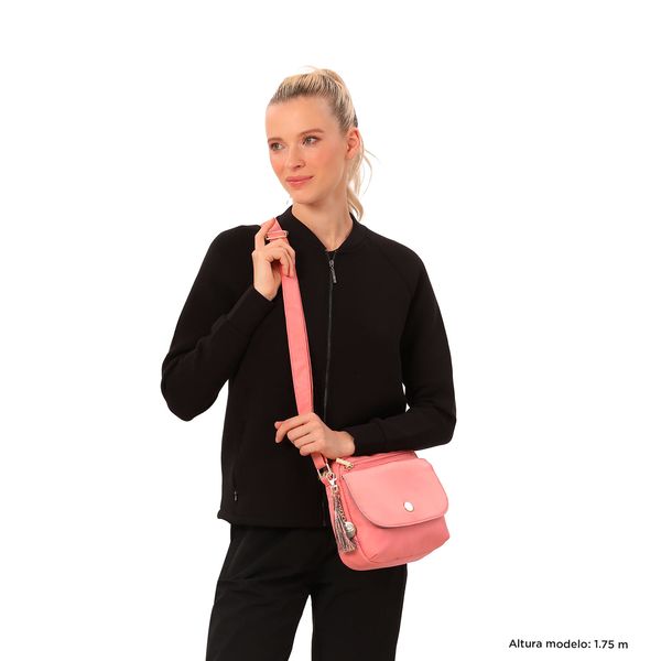 Bolso Manos Libres Mujer P Tablet Corneana 20 Pequeno Rosado