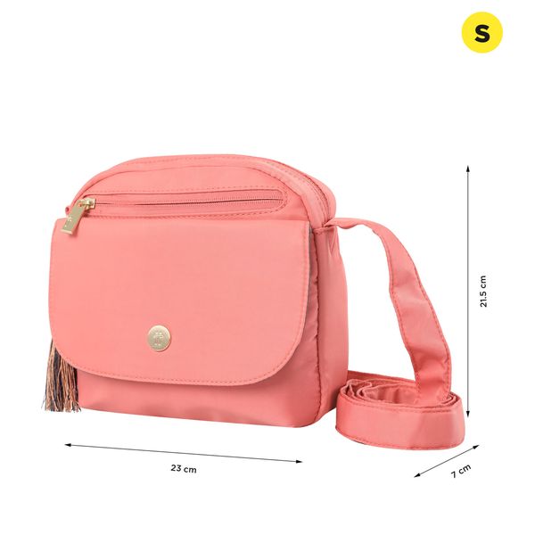 Bolso Manos Libres Mujer P Tablet Corneana 20 Pequeno Rosado