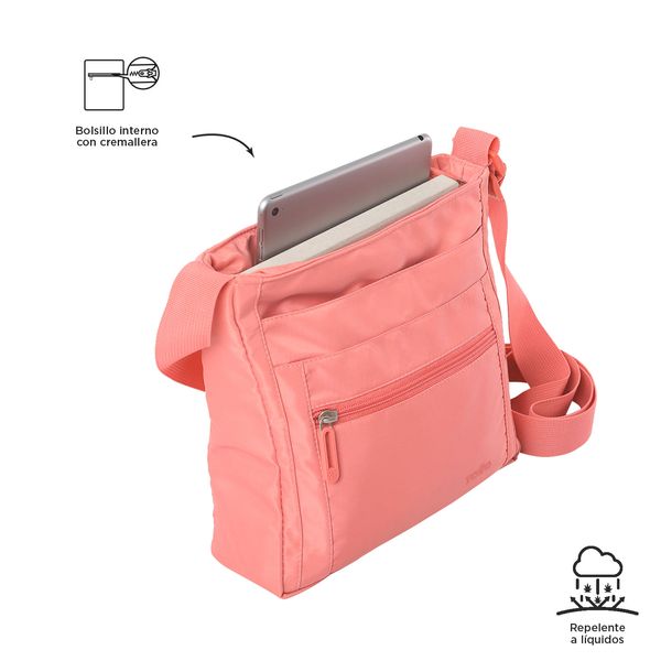 Bolso Manos Libres Mujer Supiori Pequeno Rosado