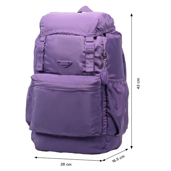 Morral De Viaje Collapse Plegable Color Morado Talla M