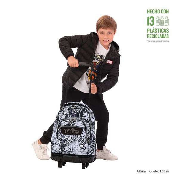 Morral Hombre Rue Bomper Renglon Blanco