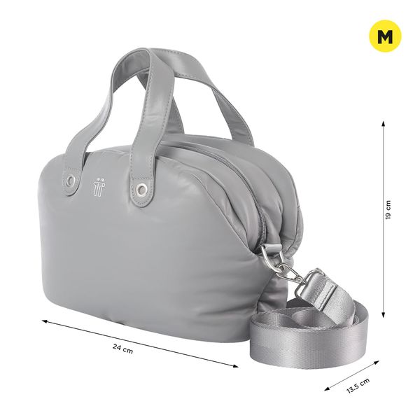 Bolso Mujer Eva M Gris