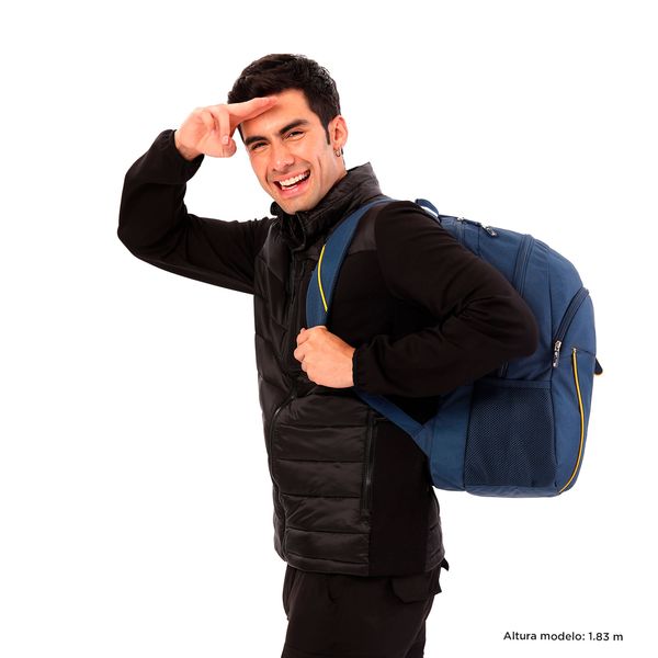 Morral Hombre P Tablet Y Pc Cambri Azul