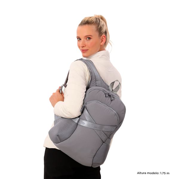 Morral Mujer Knitty L Deportivo  Gris