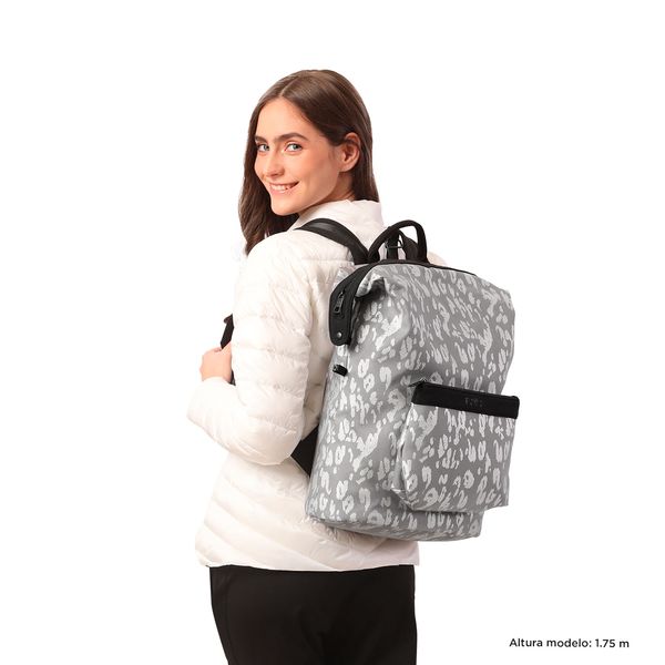 Morral Mujer Metallic M Gris