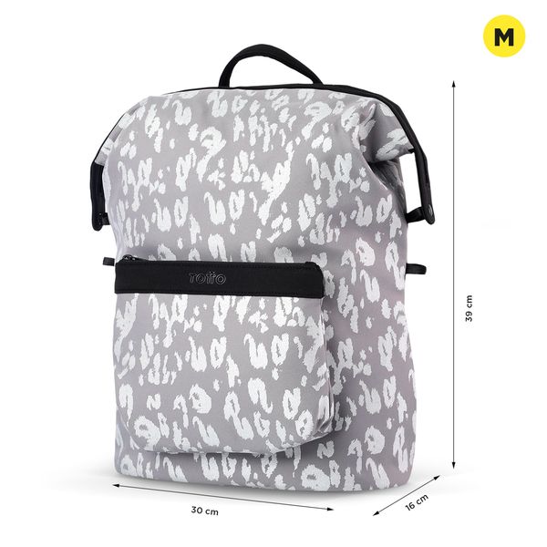 Morral Mujer Metallic M Gris