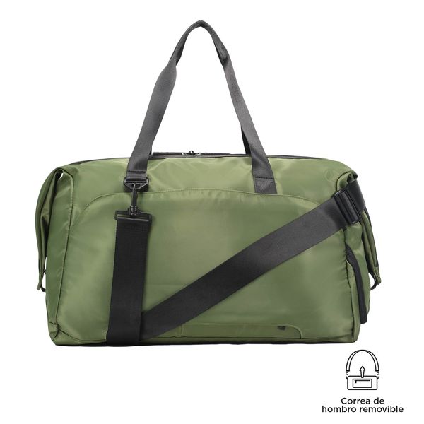 Tula De Viaje Weekender Grande Color Verde Talla XL