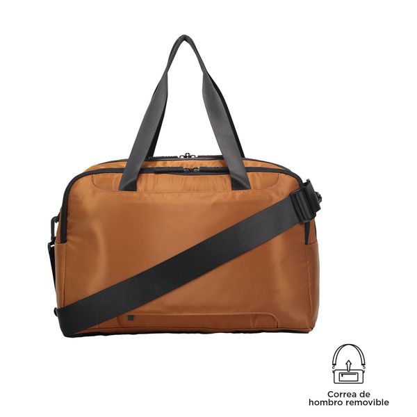 Tula De Viaje Weekender Con Porta Pc De 154 Color Terreo Talla L