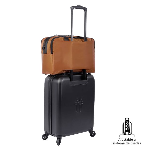 Tula De Viaje Weekender Con Porta Pc De 154 Color Terreo Talla L