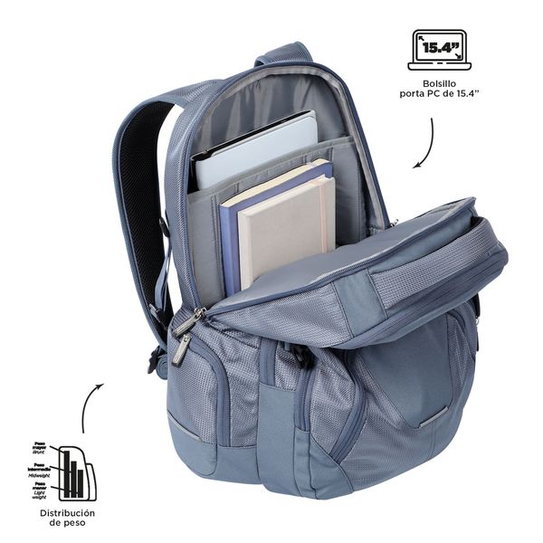 Morral Hombre Polixan 20 Gris