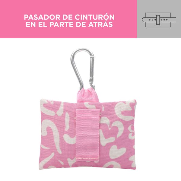 Dispensador De Bolsas Jaso Color Rosado Talla U