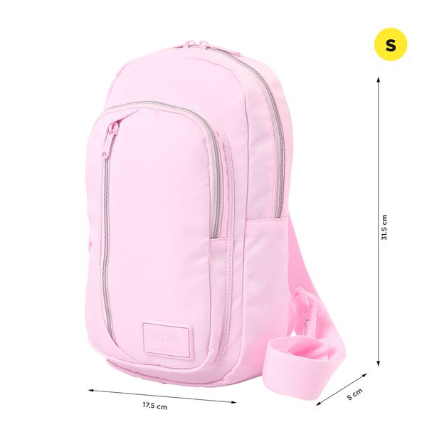 Bolso Manos Libres Mujer Crossover Tracer Pequeno Rosado