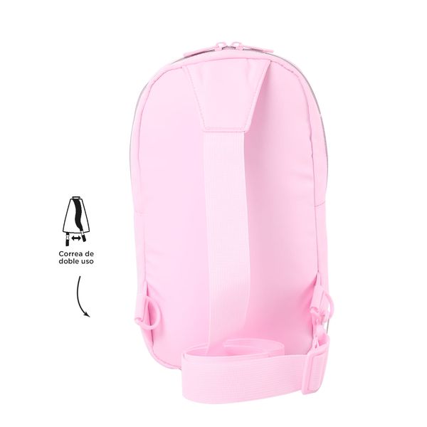 Bolso Manos Libres Mujer Crossover Tracer Pequeno Rosado