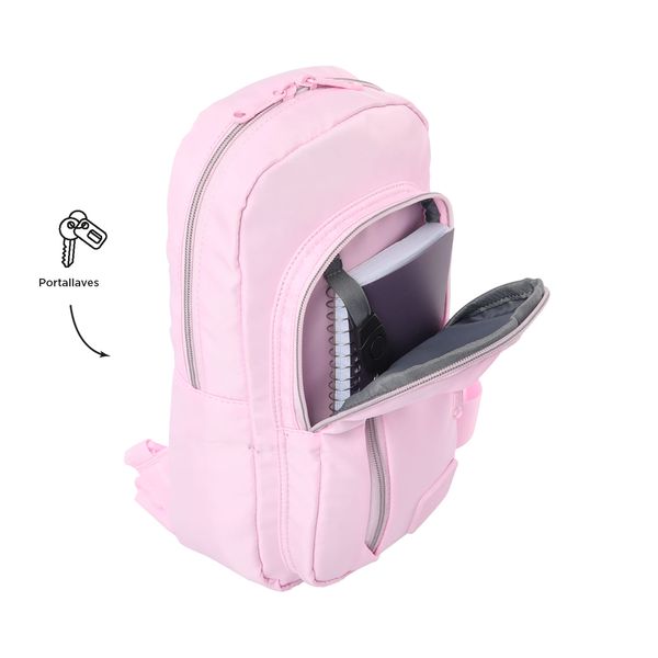 Bolso Manos Libres Mujer Crossover Tracer Pequeno Rosado