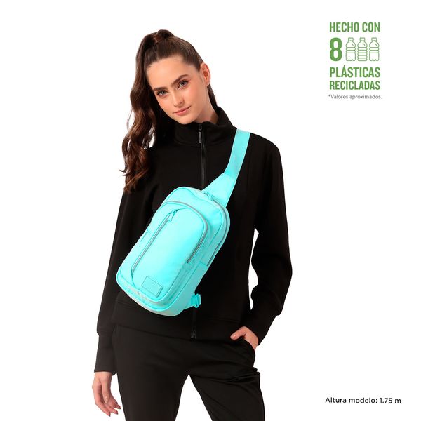 Bolso Manos Libres Mujer Crossover Tracer Pequeno Azul