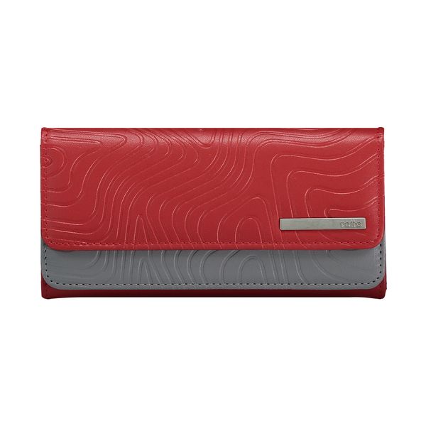 Billetera Pu Leather Rfid Subra Color Rojo