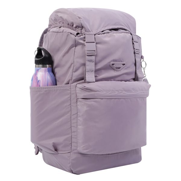 Morral De Viaje Collapse Plegable Color Morado