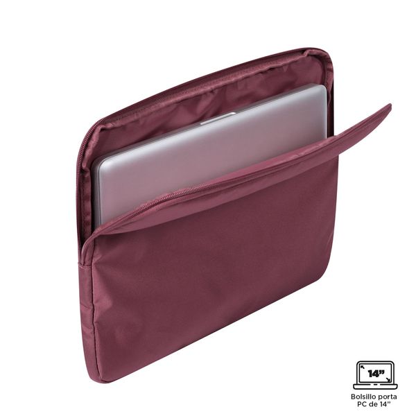 Cartuchera Mujer Porta Pc Tranyl Rosado